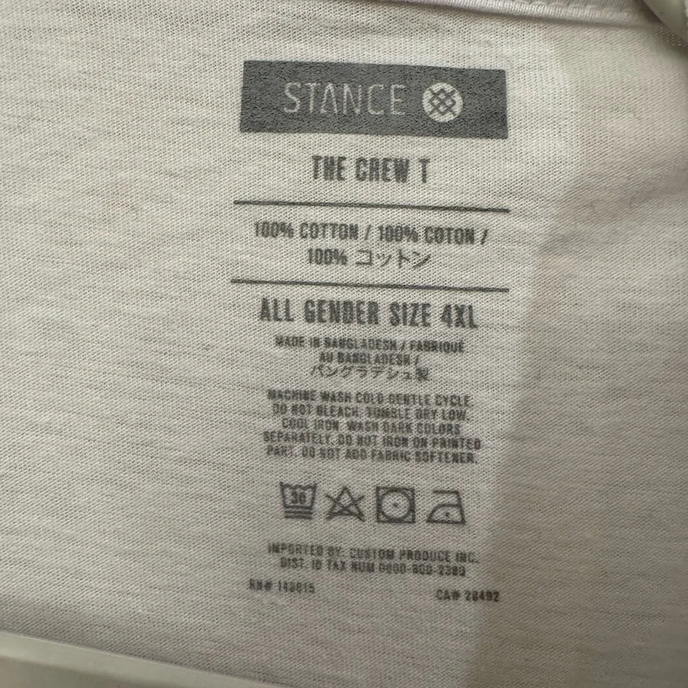 Stance white shirt